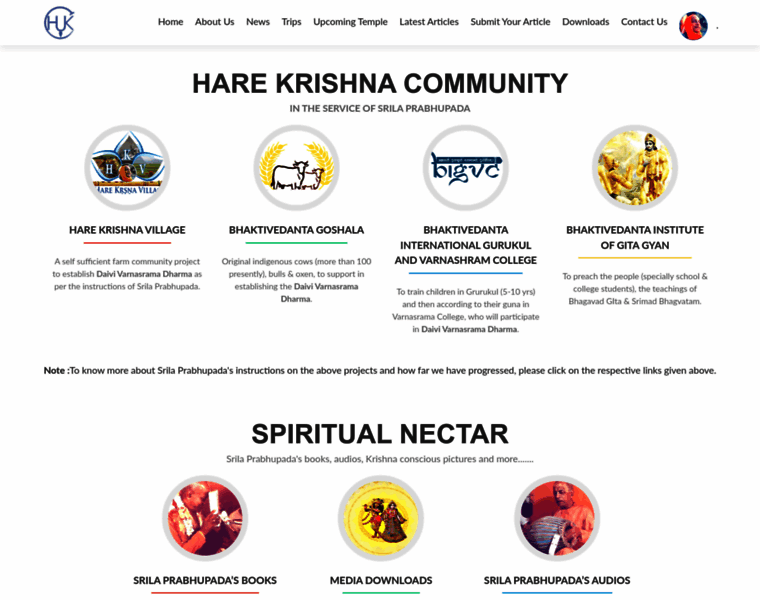Harekrishnacommunity.org thumbnail