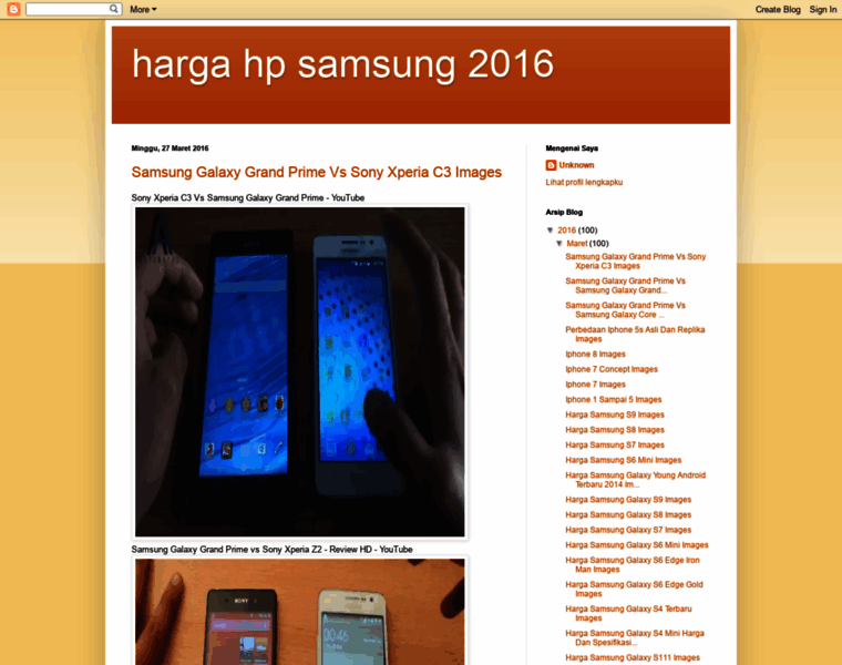 Hargahpsamsung-2016.blogspot.com thumbnail
