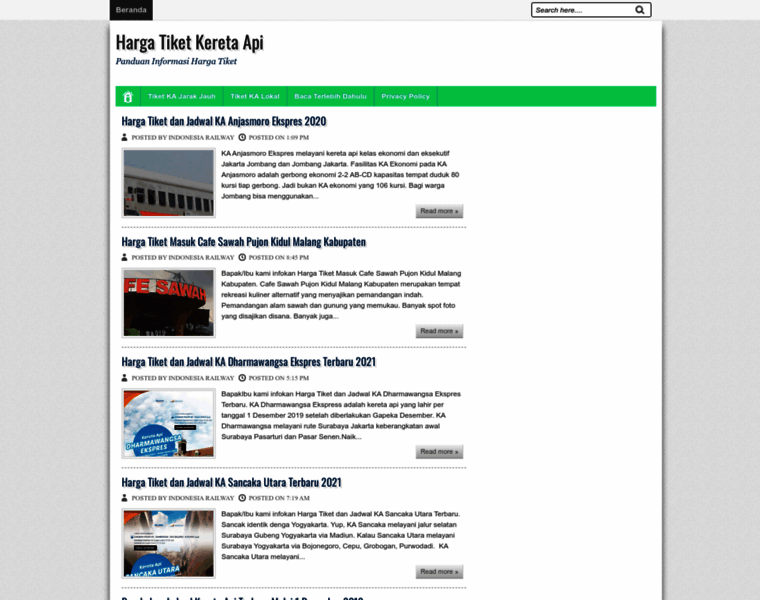 Hargatiket.web.id thumbnail