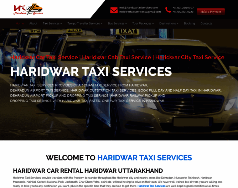 Haridwartaxiservices.com thumbnail