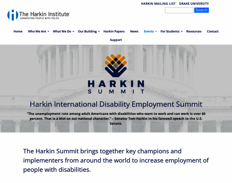 Harkinsummit.org thumbnail