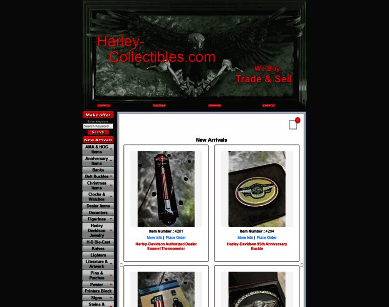 Harley-collectibles.com thumbnail