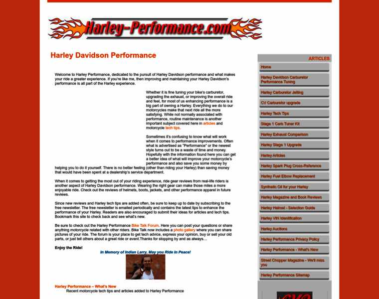 Harley-performance.com thumbnail