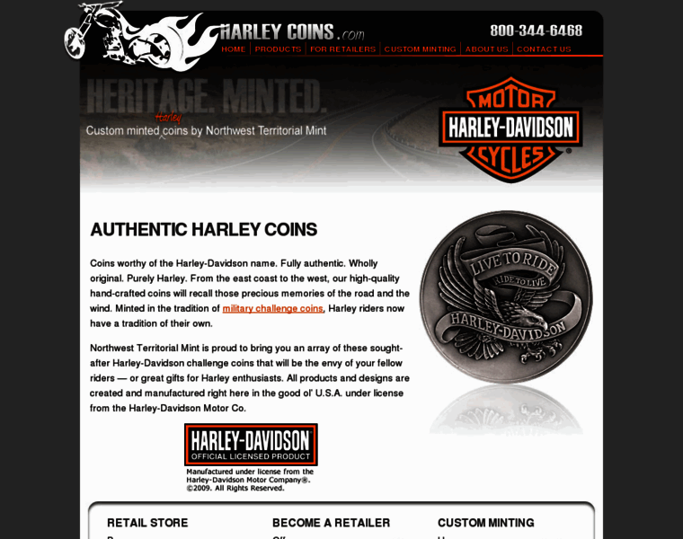 Harleycoins.com thumbnail