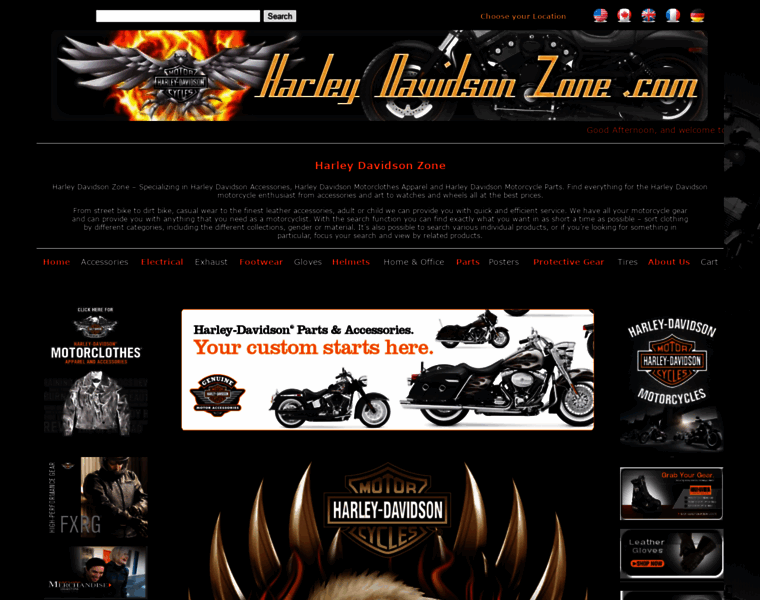 Harleydavidsonzone.com thumbnail