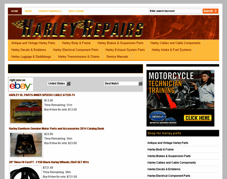 Harleyrepairs.com thumbnail