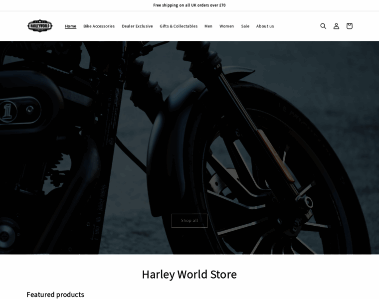 Harleyworldstore.co.uk thumbnail