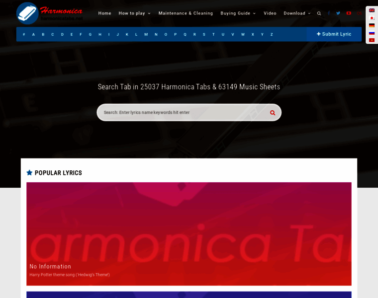Harmonicatabs.net thumbnail