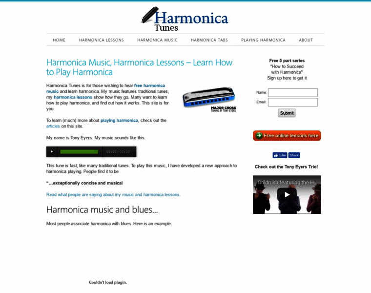 Harmonicatunes.com thumbnail
