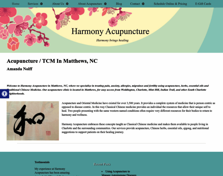 Harmonyaom.com thumbnail