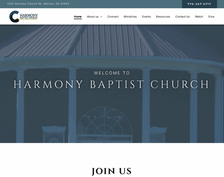 Harmonybaptist.net thumbnail