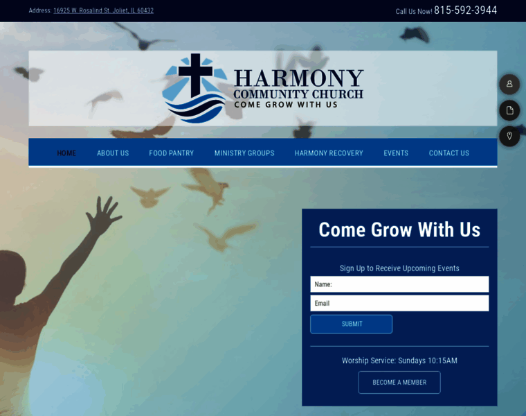 Harmonycommunitychurch.net thumbnail