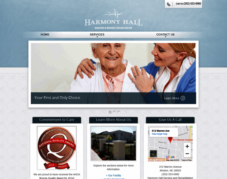 Harmonyhallcare.com thumbnail