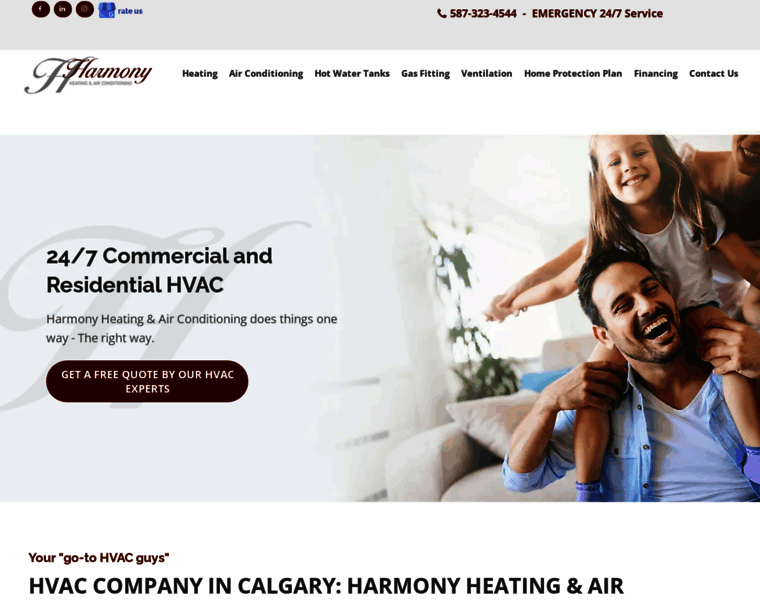 Harmonyheating.ca thumbnail