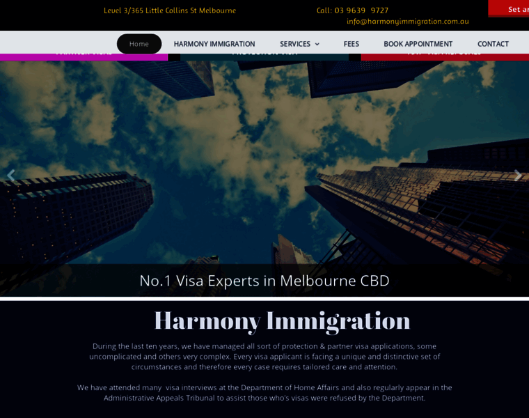 Harmonyimmigration.com.au thumbnail
