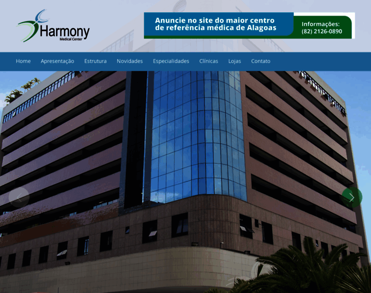 Harmonymedicalcenter.com.br thumbnail