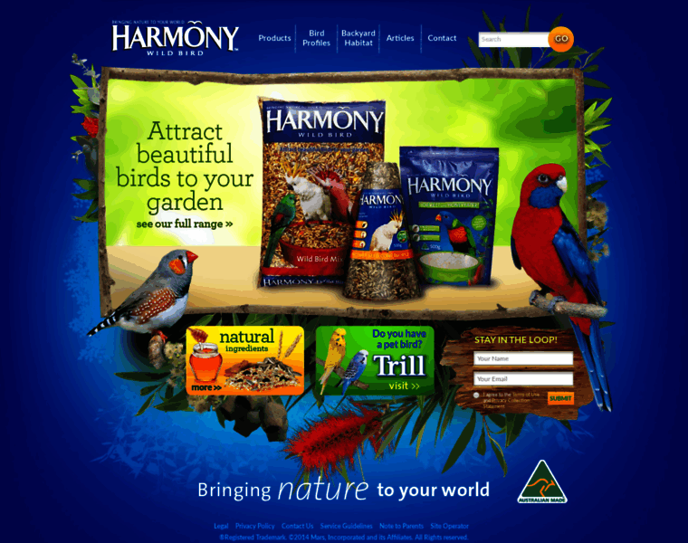 Harmonywildbird.com.au thumbnail