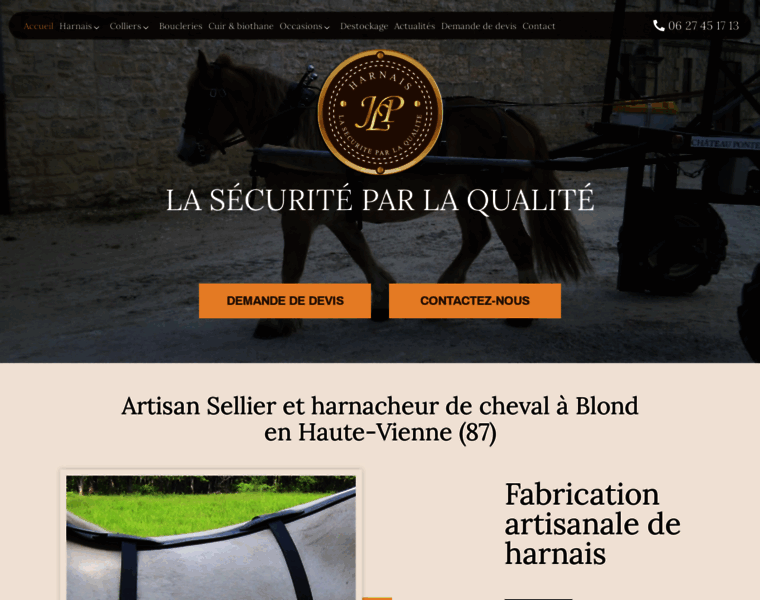 Harnais-colliers-chevaux.fr thumbnail