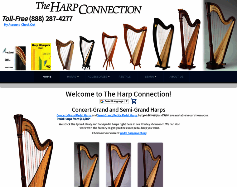 Harpconnection.com thumbnail