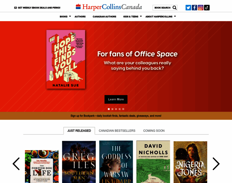 Harpercollins.ca thumbnail