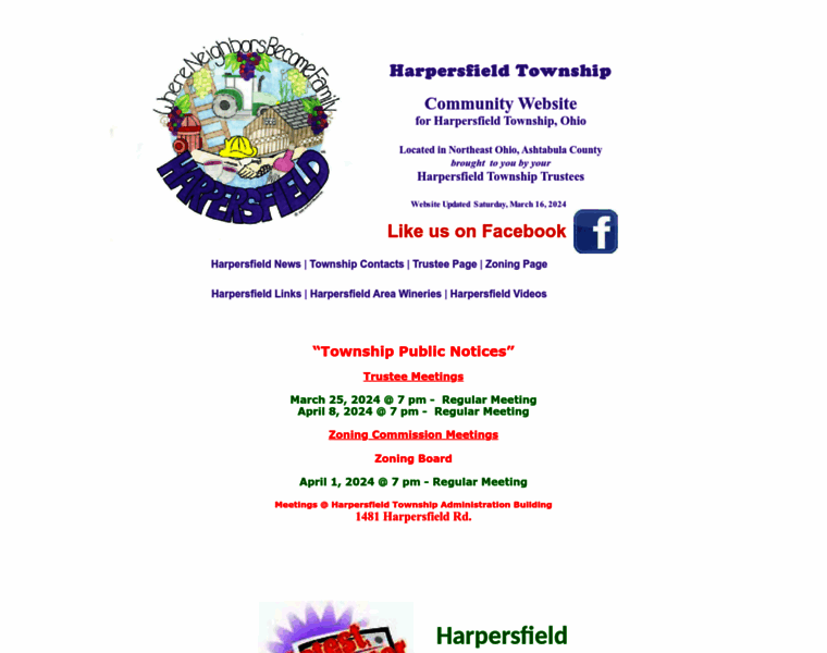 Harpersfield.us thumbnail