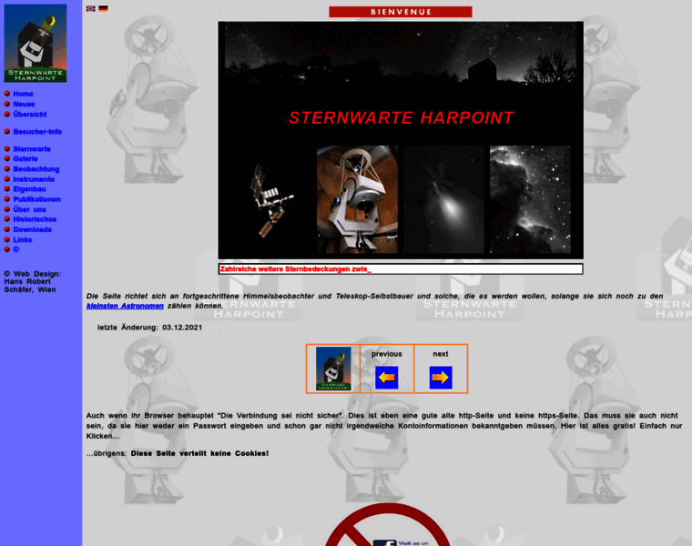 Harpoint-observatory.com thumbnail