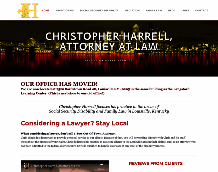 Harrell-law.com thumbnail