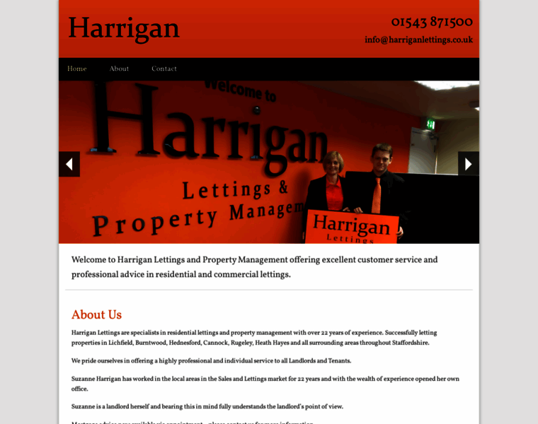 Harriganlettings.co.uk thumbnail