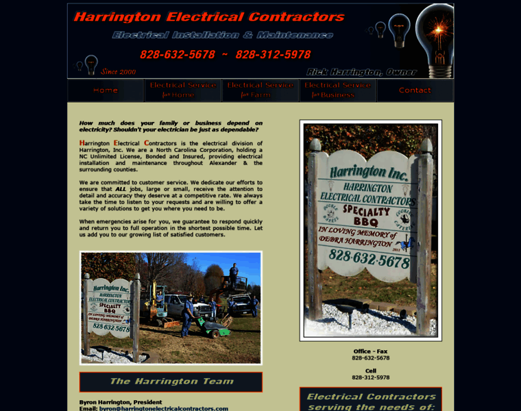 Harringtonelectricalcontractors.com thumbnail