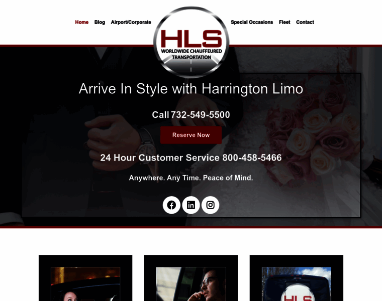 Harringtonlimo.com thumbnail