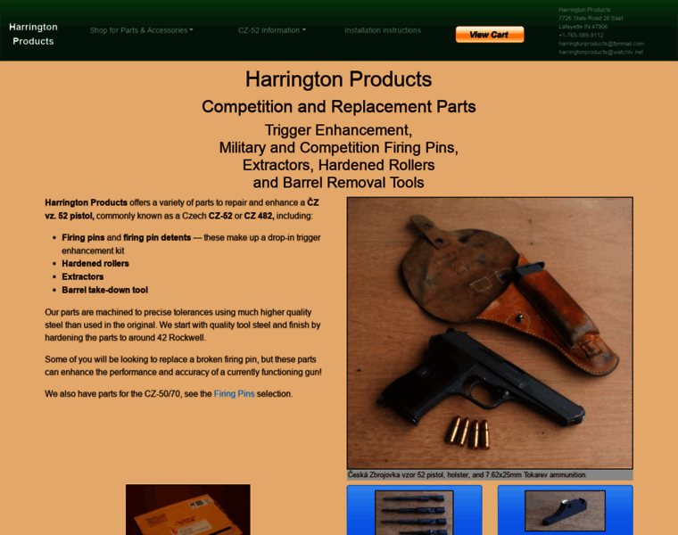 Harringtonproducts.com thumbnail