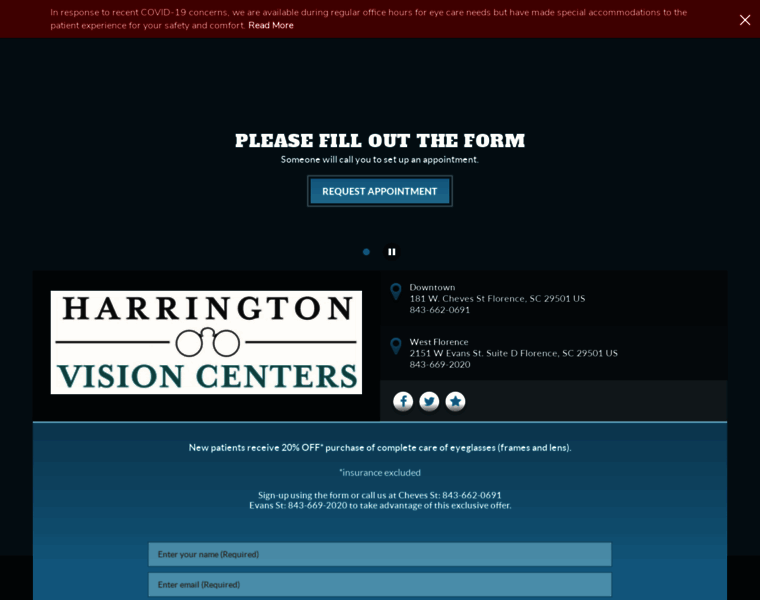 Harringtonvision.com thumbnail