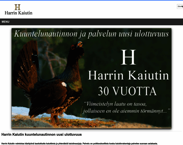Harrinkaiutin.fi thumbnail