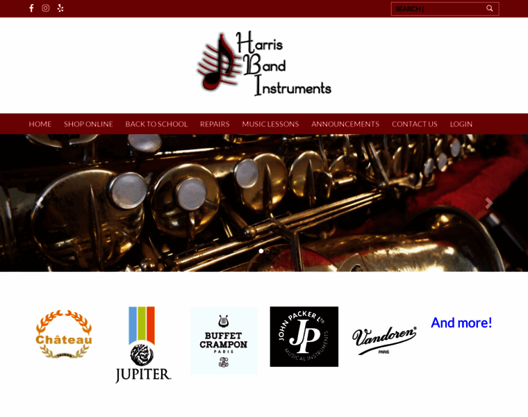 Harrisbandinstruments.com thumbnail