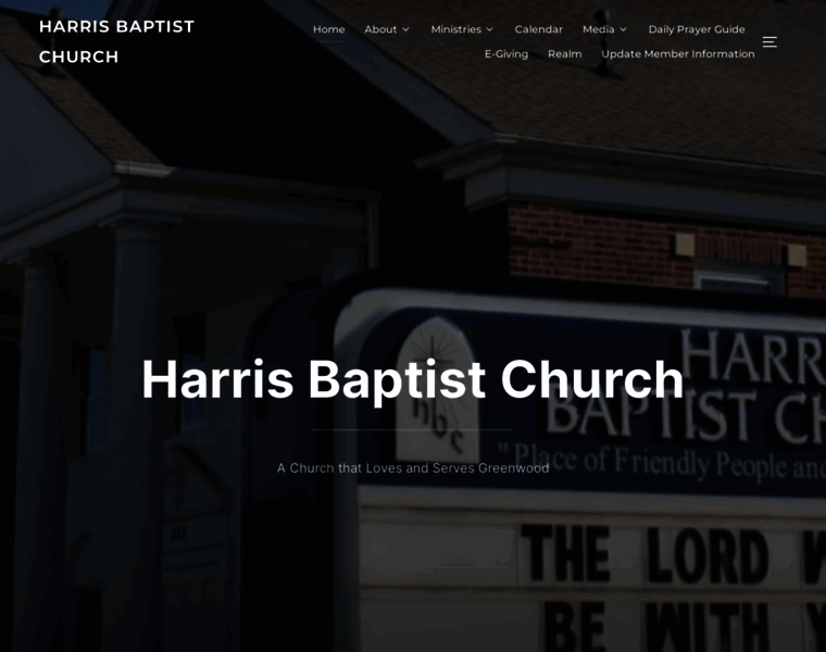 Harrisbaptist.org thumbnail