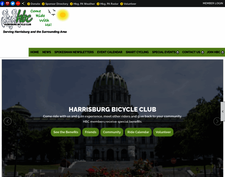 Harrisburgbicycleclub.org thumbnail