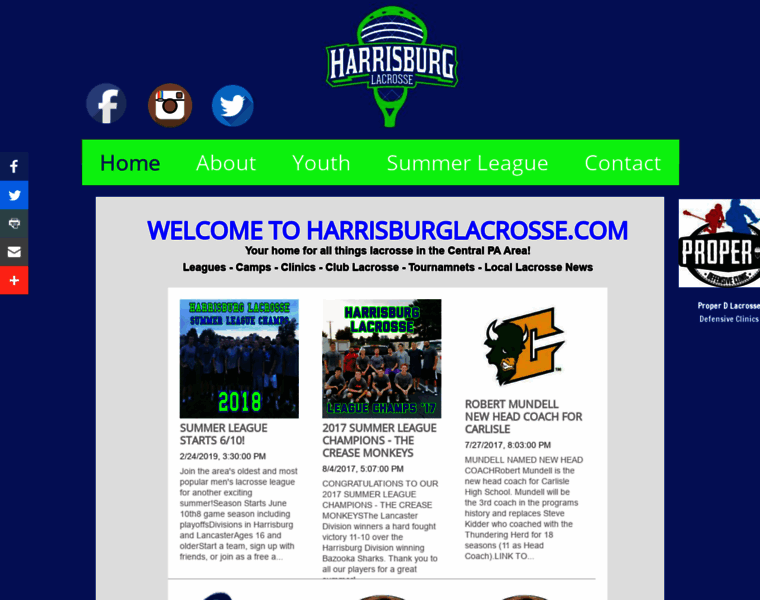 Harrisburglacrosse.com thumbnail