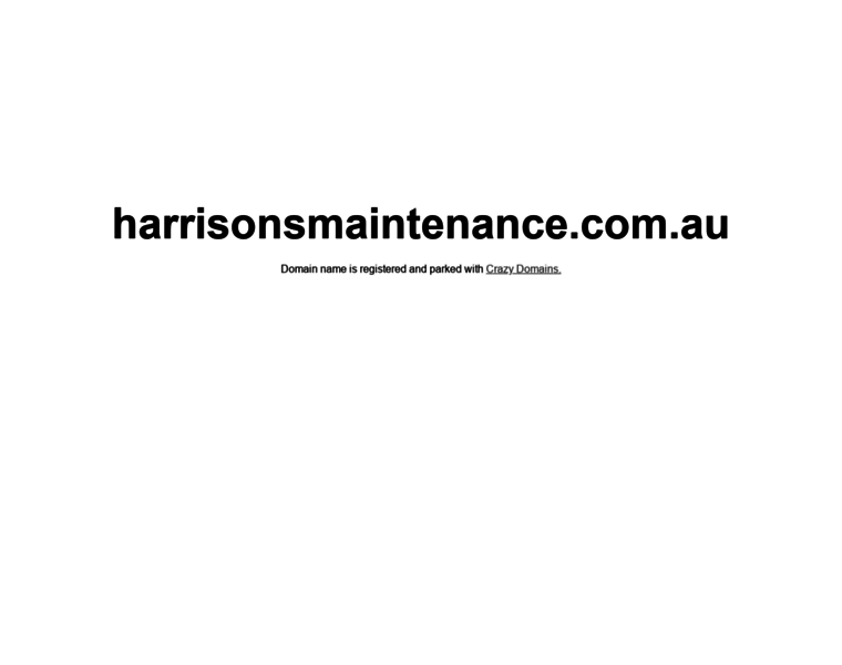 Harrisonsmaintenance.com.au thumbnail