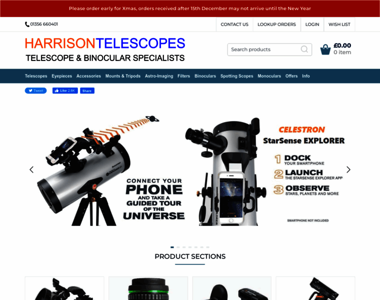 Harrisontelescopes.co.uk thumbnail