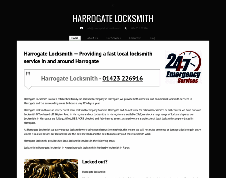 Harrogatelocksmith.co.uk thumbnail