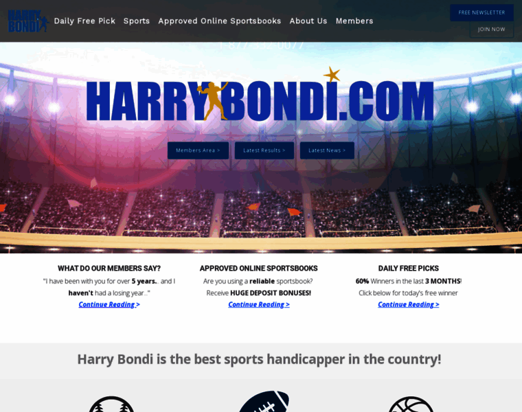 Harrybondi.com thumbnail