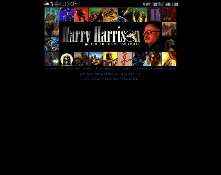 Harryharrison.com thumbnail