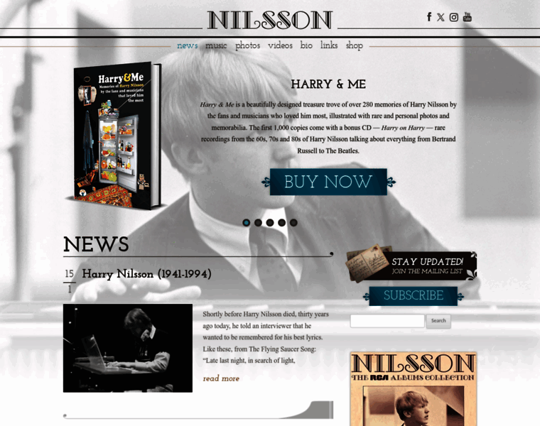 Harrynilsson.com thumbnail