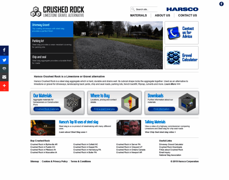 Harscocrushedrock.com thumbnail