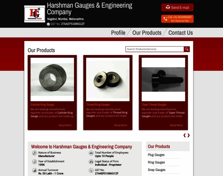 Harshman-gauges.com thumbnail