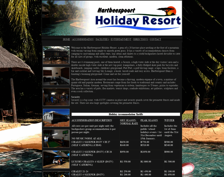 Hartbeespoortoord-resort.co.za thumbnail