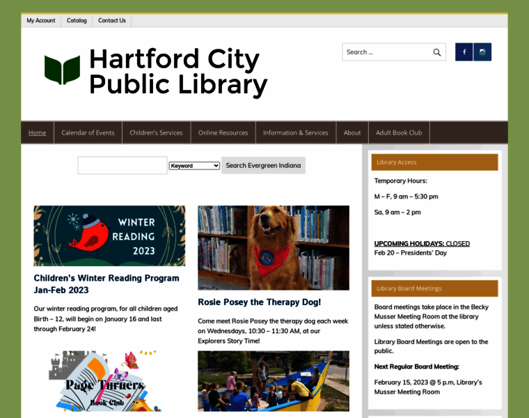 Hartfordcity.lib.in.us thumbnail