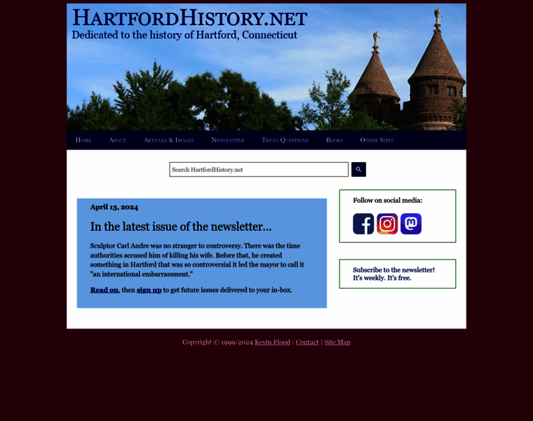 Hartfordhistory.net thumbnail
