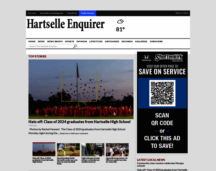 Hartselleenquirer.com thumbnail