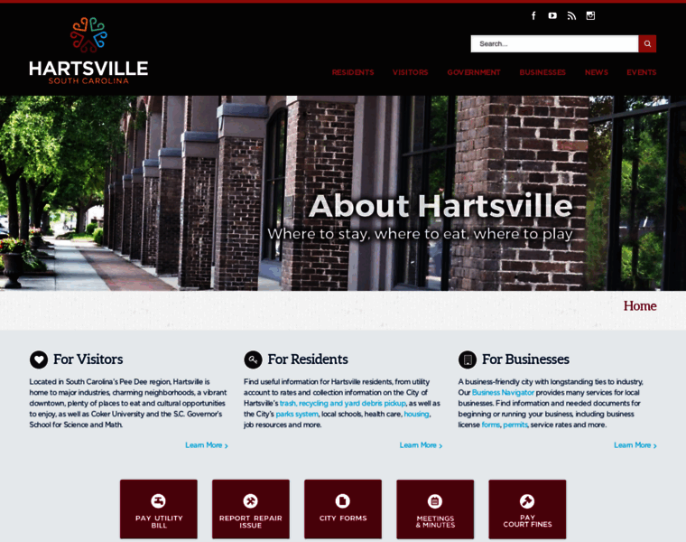 Hartsvillesc.gov thumbnail